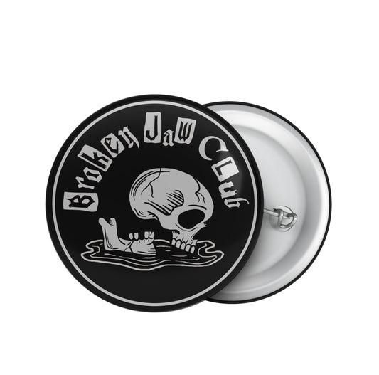 Broken Jaw Club Logo Button Pin